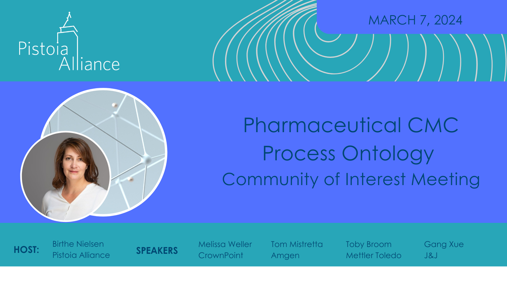 Pharmaceutical CMC Process Ontology Meeting – March 2024