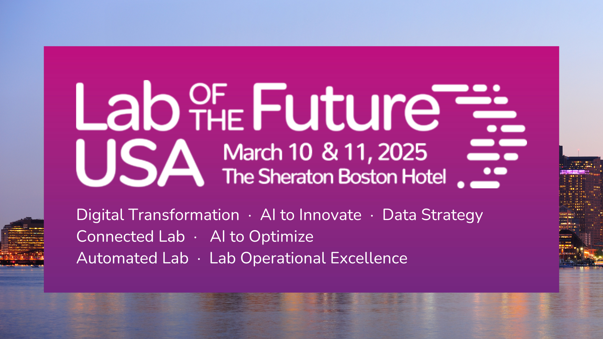 Lab of the Future March 2025 Banner with event details